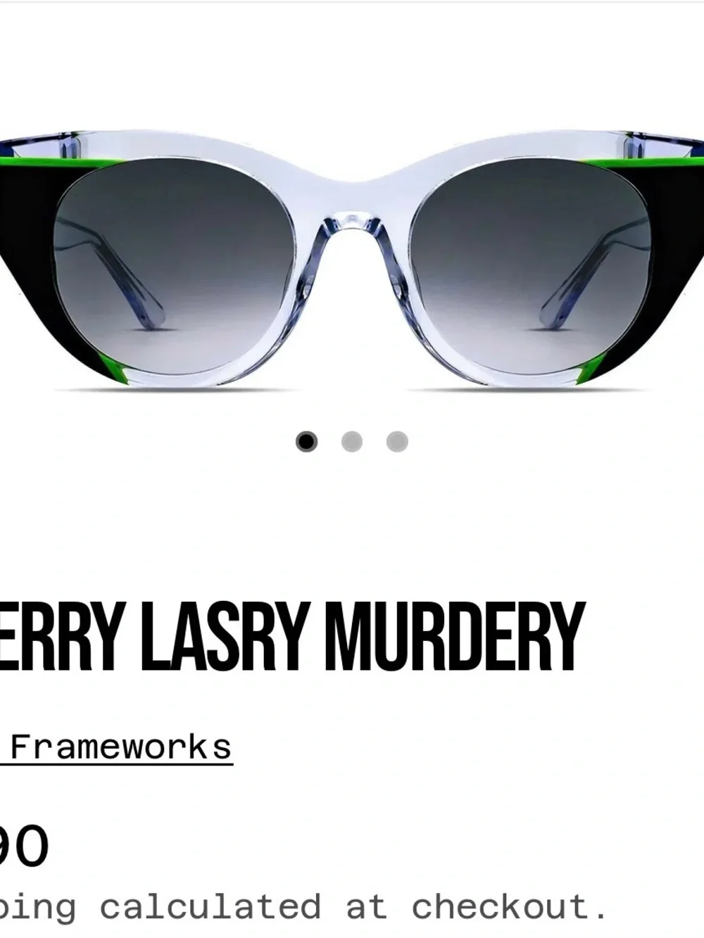THIERRY LASRY  Sunglasses